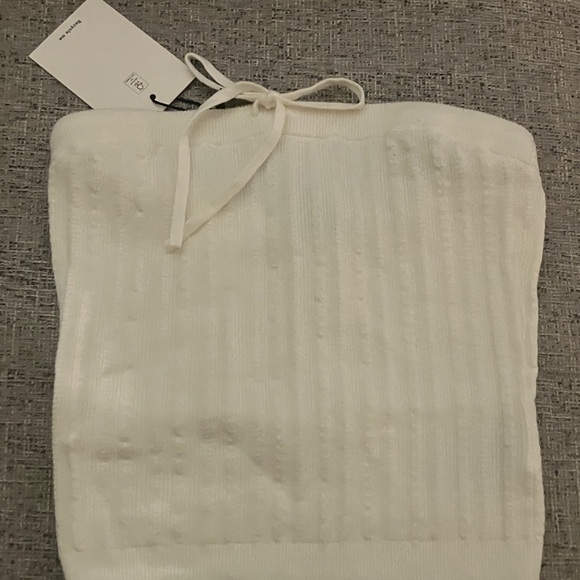 Reformation Zazie Strapless Knit Top - Picture 2 of 2